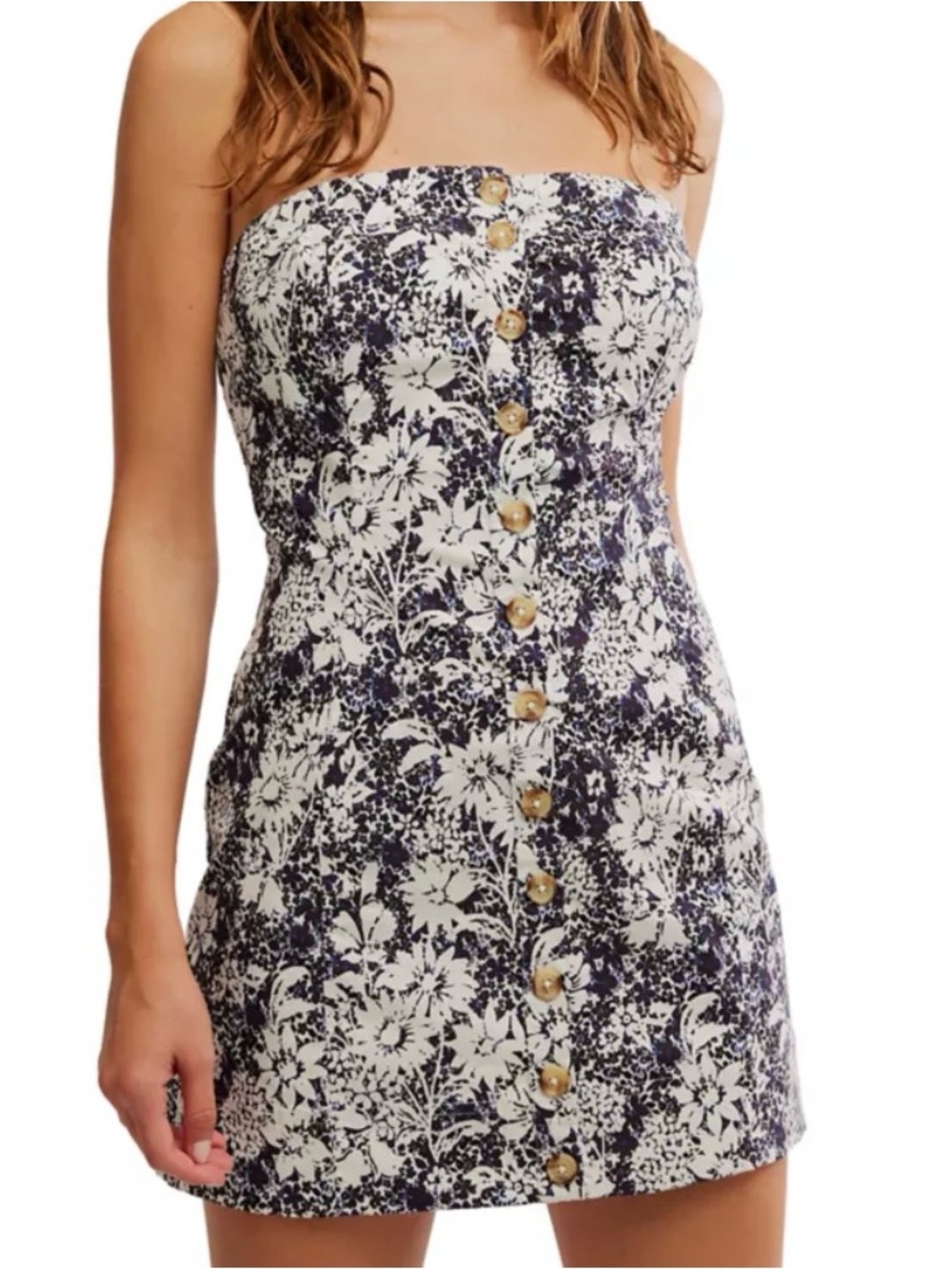 NWOT Free People Tomas Mini Dress - Classic Combo - Size Small
